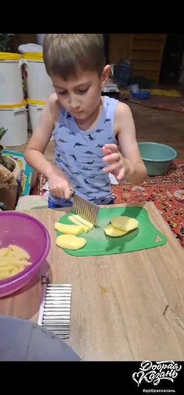 Готовлю картошку